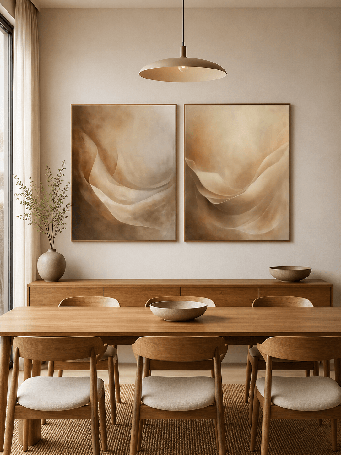 KIT 2 QUADROS DECORATIVOS - CORPO EM SILÊNCIO